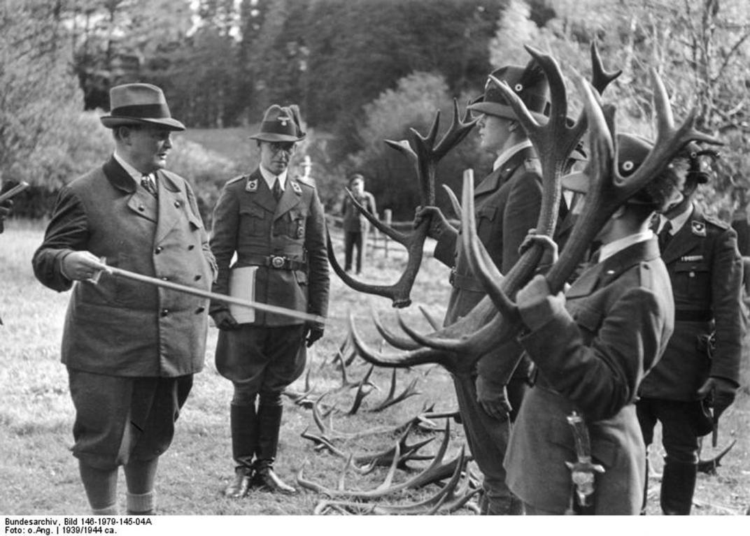 Hermann Göring auf der Jagd 